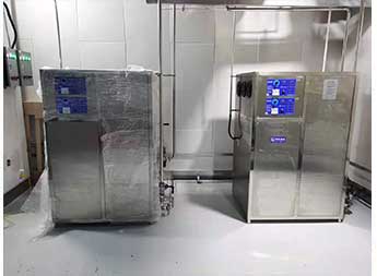 中央空調外置臭氧發(fā)生器安裝現(xiàn)場